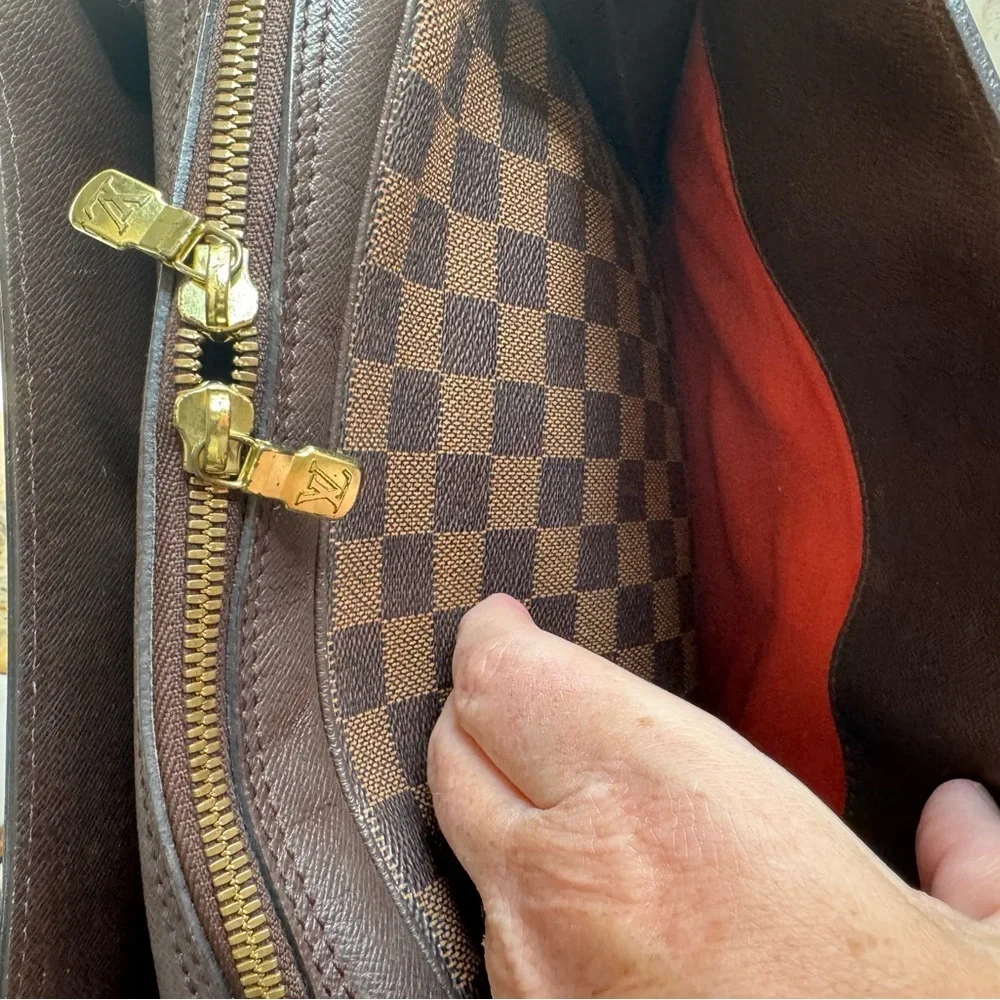 Louis Vuitton Damier Ebene Triana Handbag - Picture 9 of 15
